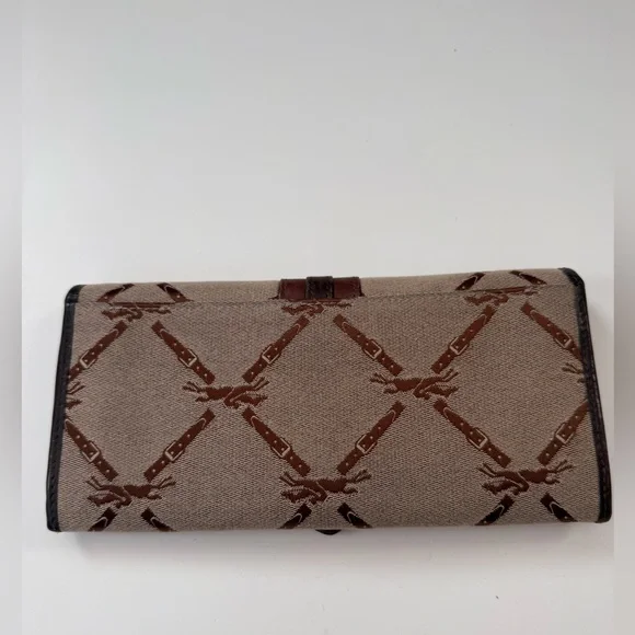 Longchamp Logo Canvas Wallet - Picture 9 of 9
